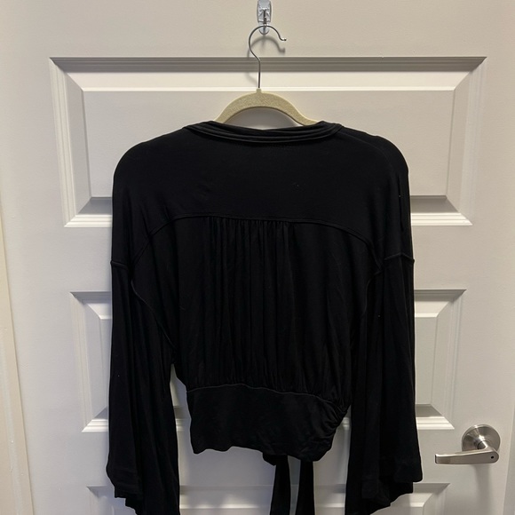 Free People Long-Sleeve Crop Top - Picture 2 of 3